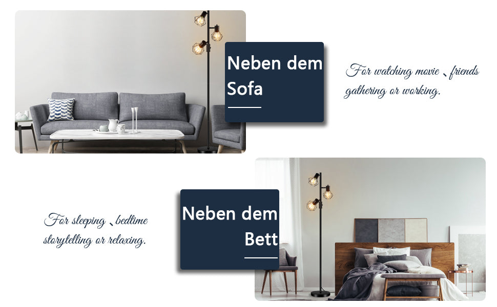 Die beste Stehlampe für Ihr Schlafzimmer: Ein Muss für Komfort#led stehlampe Schwarz#stehlampe für Wohnzimmer#stehleuchte industrial dimmbar#