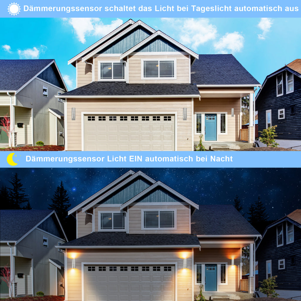 Eine Außenleuchte, die Ihr Zuhause sicherer und stilvoller macht#led aussenleuchte mit bewegungsmelder#LED GU10 Außenlampe#230v Aussenlampe mit Bewegungsmelder Schwarz#