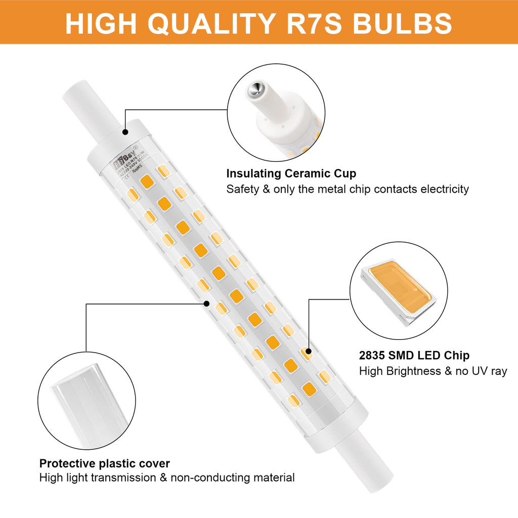 Warum R7s LED-Lampen die beste Wahl für Ihre Stehlampen sind#r7s led nicht dimmbar 118#led leuchtmittel r7s warmweiß#r7s led birne 118mm#