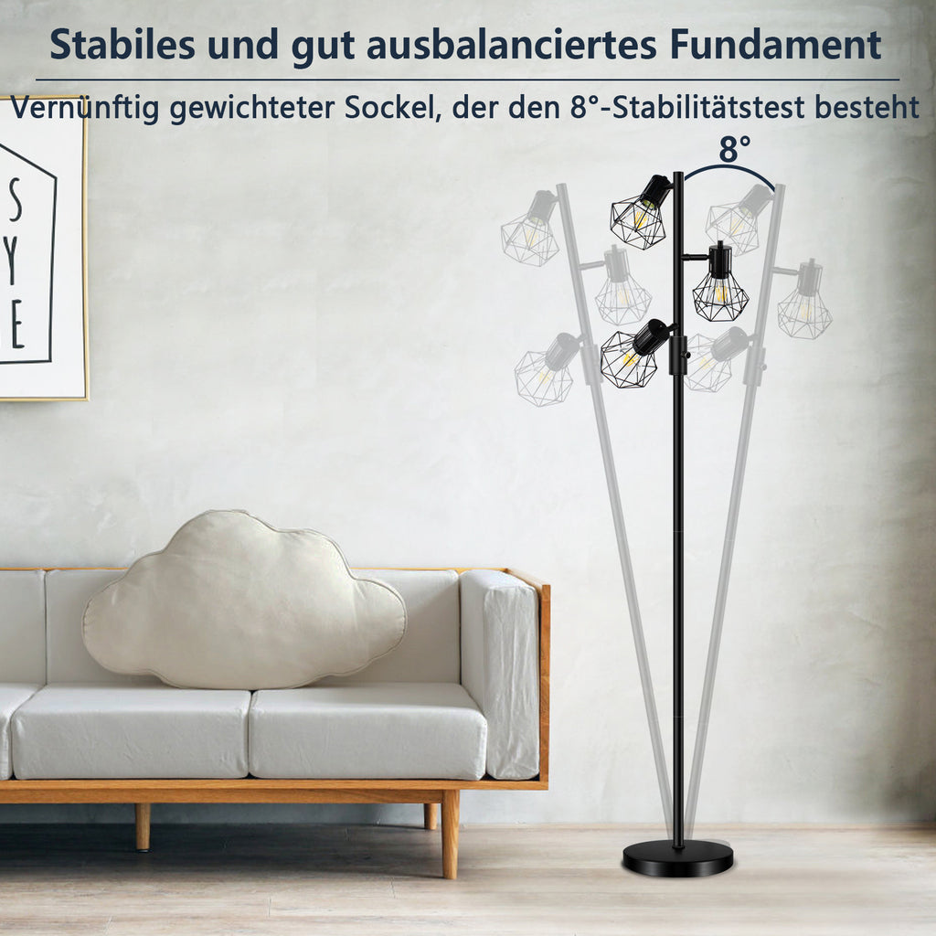 Die stilvollste Lampe für Ihr Hotel: Unsere Landhausstil-Stehlampe#led stehlampe#stehlampe dimmbar#stehleuchte e27 LED#