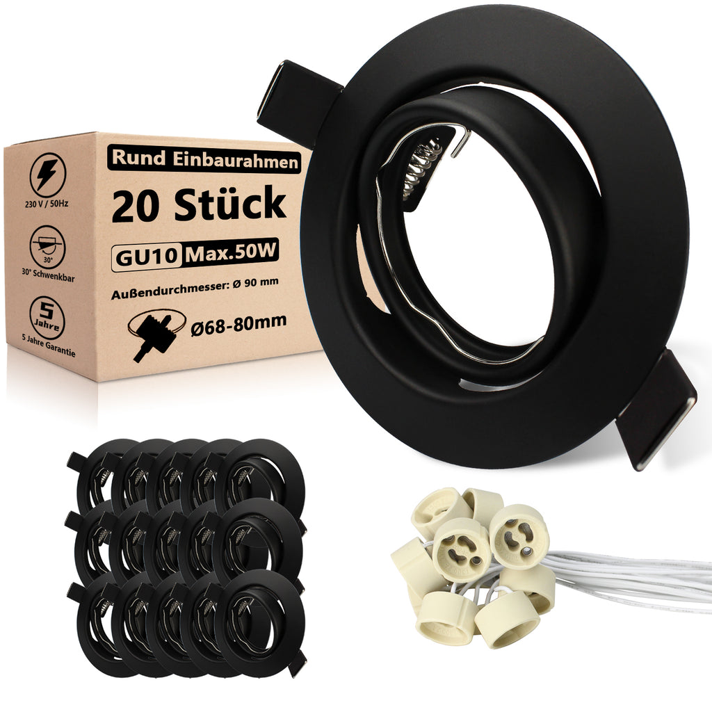 Sparen Sie Platz und Geld mit unseren schwenkbaren Einbauleuchten#einbaurahmen gu10 weiß schwenkbar#led einbaurahmen gu10 durchmesser#gu10 schwenkbar einbaurahmen#