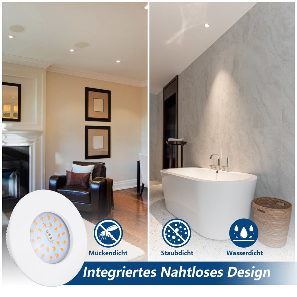 LED Einbaustrahler für eine romantische Stimmung im Esszimmer#led einbaustrahler set#led einbaustrahler flach 30mm#led einbaustrahler 5w#