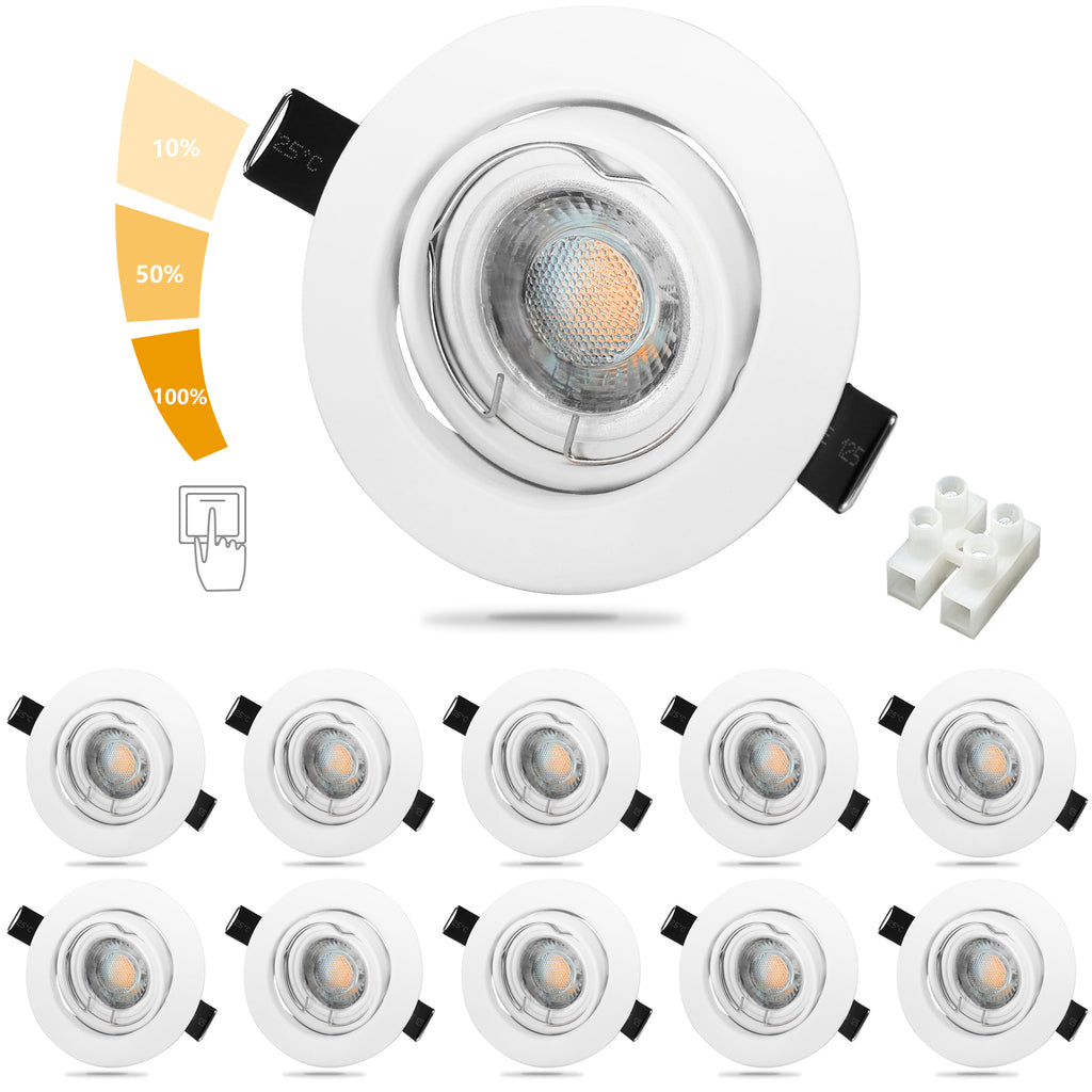 Erleben Sie die Vielseitigkeit unseres schwenkbaren LED Spots#led einbaustrahler dimmbar 6w#led einbaustrahler dimmbar#led einbaustrahler dimmbar schwenkbar weiss#