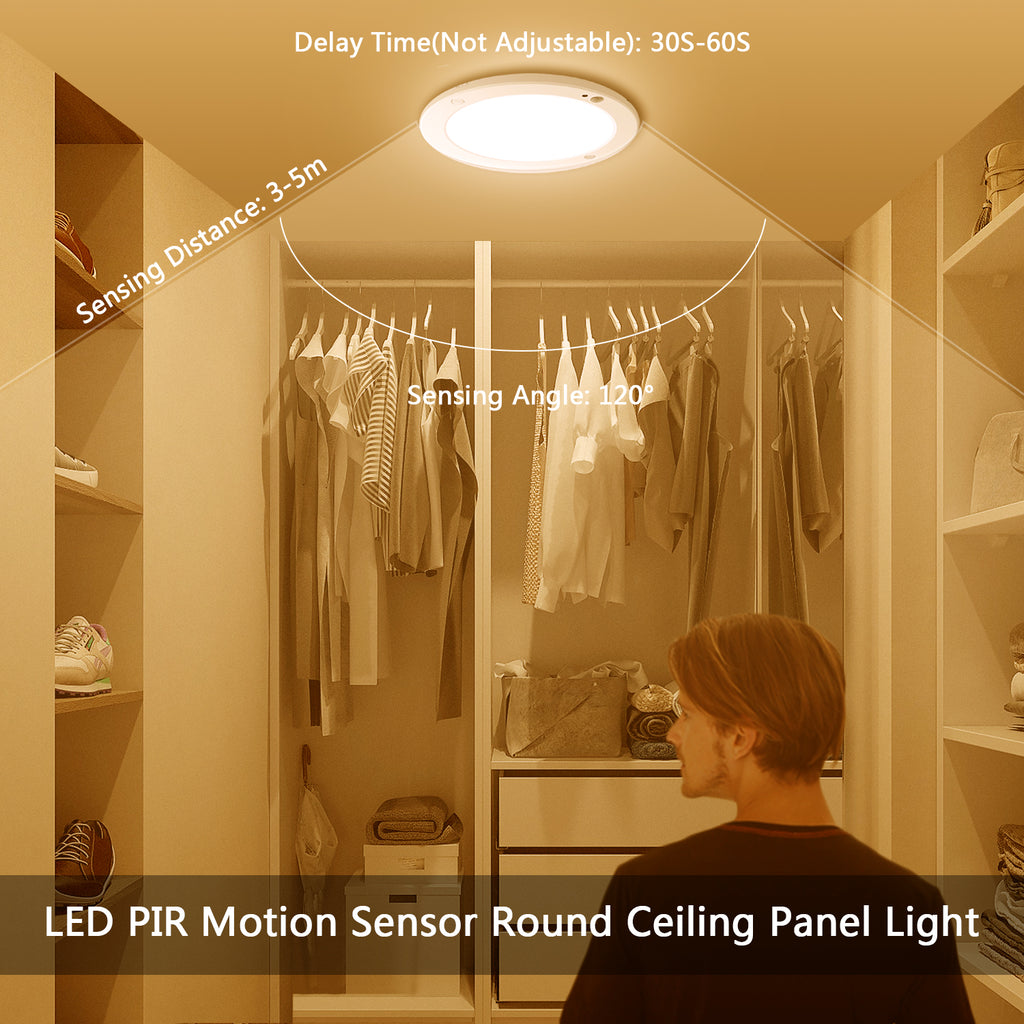 Kinderleichtes Bedienen: Die Deckenleuchte mit Sensor für Kinderzimmer#led deckenleuchte mit bewegungsmelder#led rund panel deckenlampe mit bewegungsmelder#ultra flach led deckenleuchte flach#