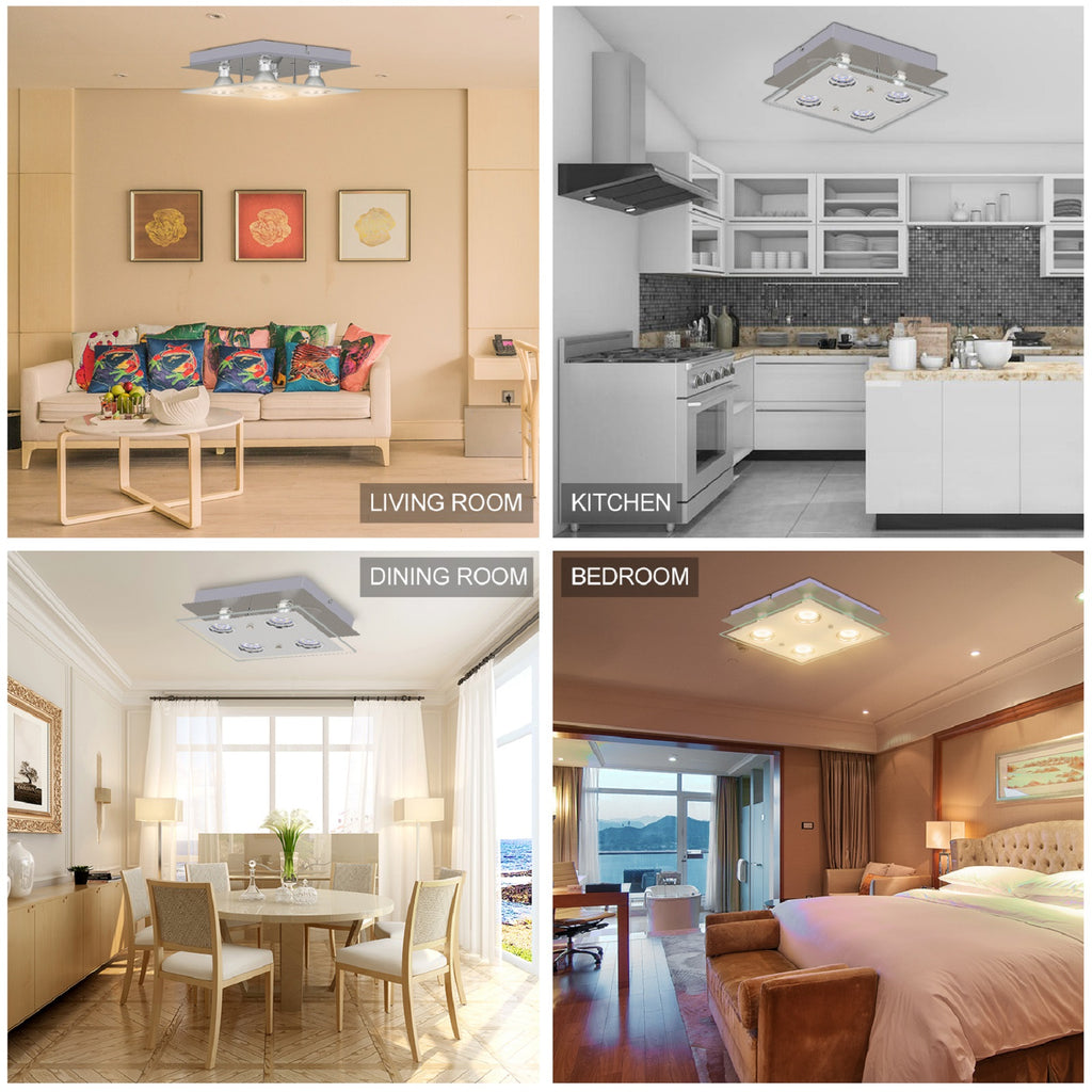 Warum die HiBay LED-Deckenleuchte die beste Wahl für Ihr Zuhause ist#led deckenleuchte#gu10 deckenstrahler#4 flammig deckenspot home depot#