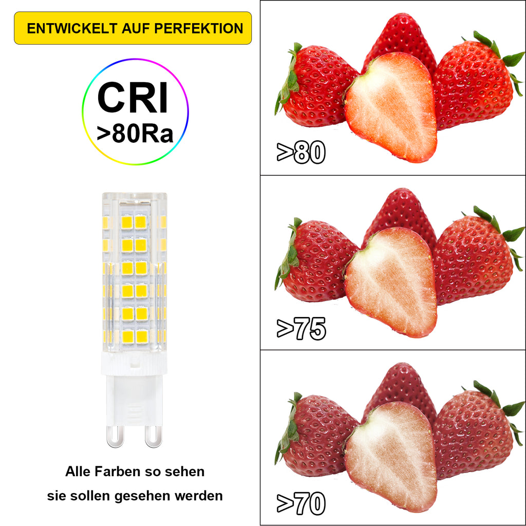 Erleben Sie eine allumfassende Beleuchtung mit unserer 360° LED-Glühbirne#led g9#7w g9 lampen led#7w g9 led kaltesweiß#