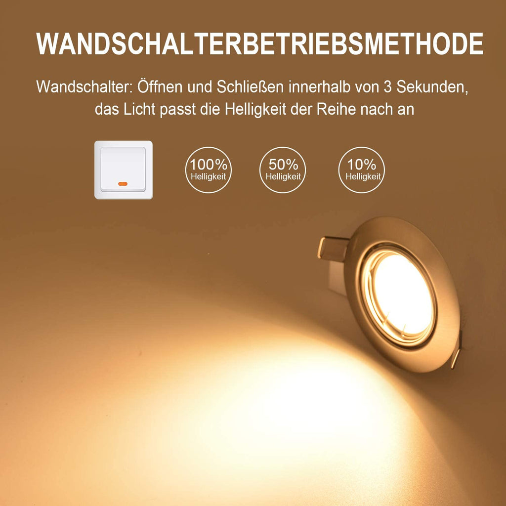 Verwandeln Sie Ihr Wohnzimmer mit unserem schwenkbaren LED Einbaustrahler Flach 230V in eine Kunstgalerie#led einbaustrahler dimmbar#led einbaustrahler ultra flach#led einbaustrahler außen schwenkbar#