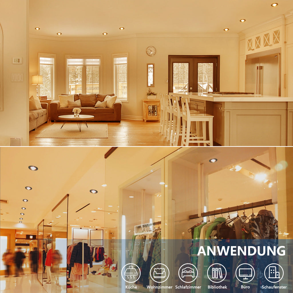 Modernes Design: Diese GU10 LED-Lampen passen perfekt in jedes moderne Zimmer#gu10 led nitch dimmbar#gu10 led lampen#led spot gu10#