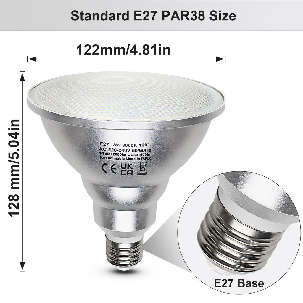 Warum PAR38 LED E27 Spotlight das perfekte Licht für Ihren Eingang ist#par 38 led e27 nitch dimmbar#e27 par38 led#e27 par38 led strahler ip65 led