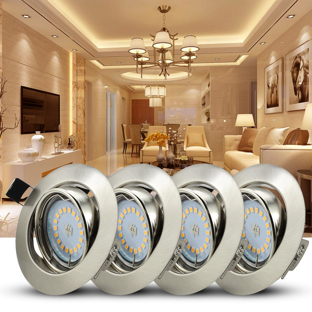 Entdecken Sie die Einfachheit der Installation dieser Einbauleuchten!#led einbaustrahler 230v schwenkbar#led deckenspots rund 230v gu10#led deckenspots warmweiß#