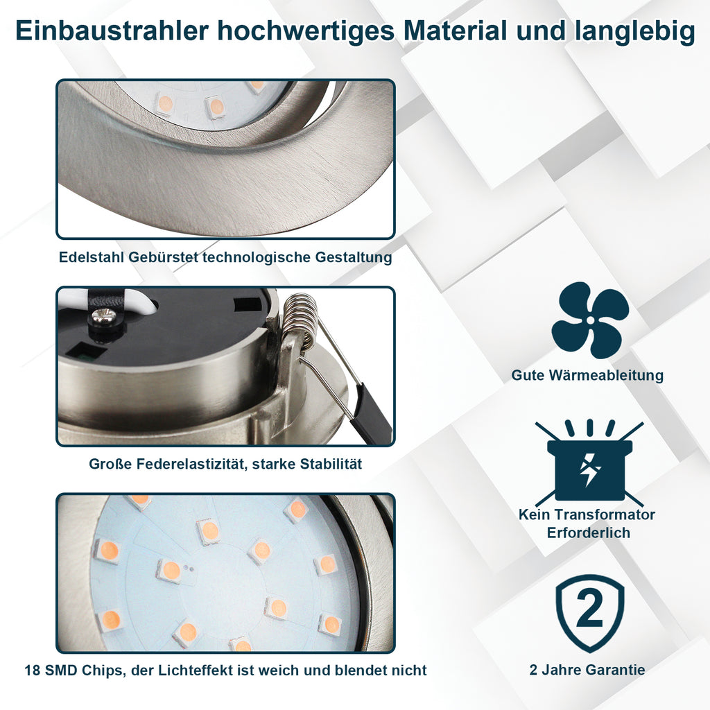 IP20 Rund LED Einbaustrahler: Die stilvolle Wahl für Ihr Wohnzimmer#led einbaustrahler schwenkbar#led einbaustrahler ultra flach#led einbaustrahler schwenkbar#