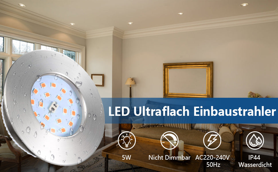LED Einbaustrahler für eine individuelle Beleuchtung im Hobbyraum#led einbaustrahler edelstahl gebürstet#led einbaustrahler decke#led einbaustrahler ip44#