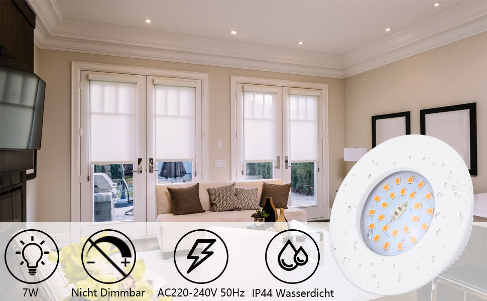 Ultraflache LED Einbaustrahler für ein modernes Wohnambiente#led einbaustrahler chrom#led einbaustrahler #led einbaustrahler außen ip65