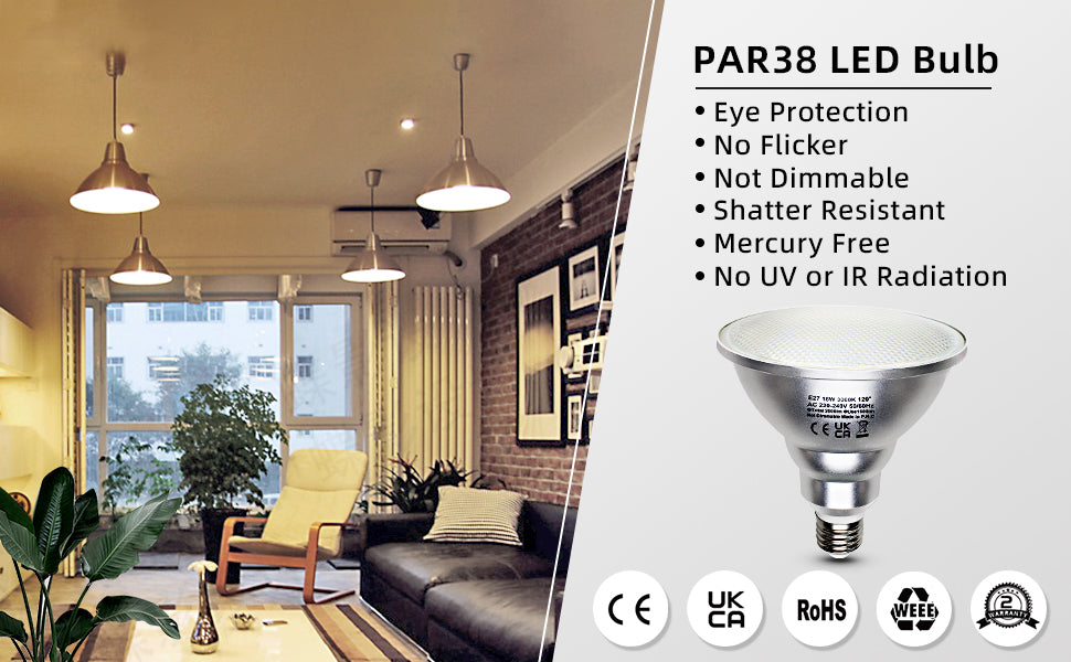 Beleuchten Sie Ihren Balkon mit PAR38 LED E27 Spotlight#e27 led strahler warmweiss#e27 par38 led#e27 par38 led strahler ip65#