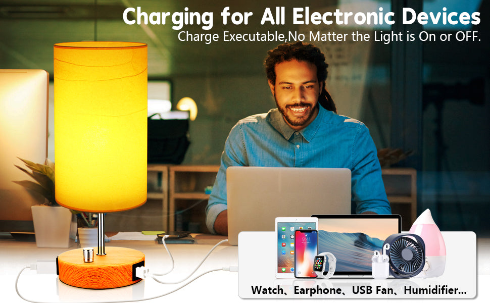 Rüsten Sie Ihren Nachttisch mit unserer dimmbaren Tischlampe auf#lampe mit ladefunktion#led lampe dimmbar SUB#led lampe dimmbar#