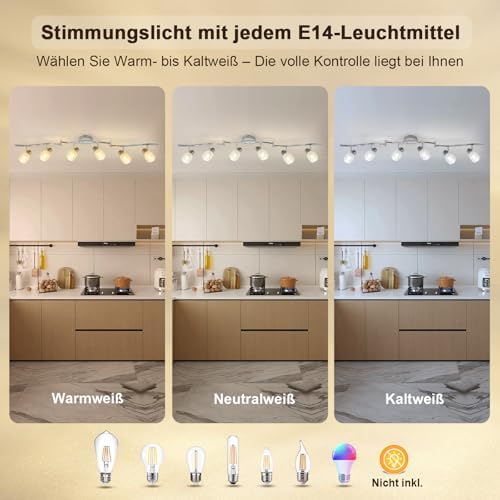 Unikcst Streifenglas Chrom 6 Flammig – Bild 6 #6 Flammig