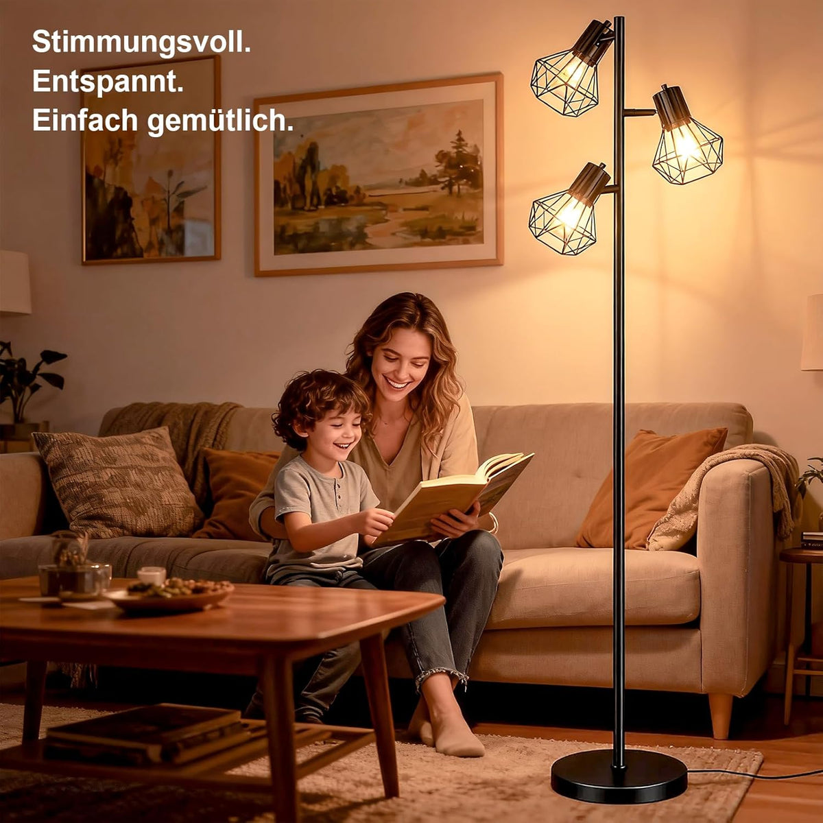 HiBay Stehlampe 3 Flammig Industrial – Bild 7