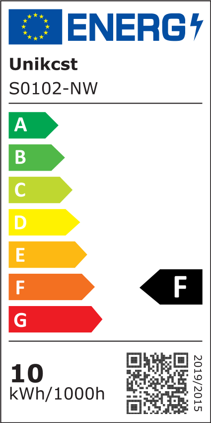 EU Energy Label - EPREL 1556573 #Neutralweiß 4500K