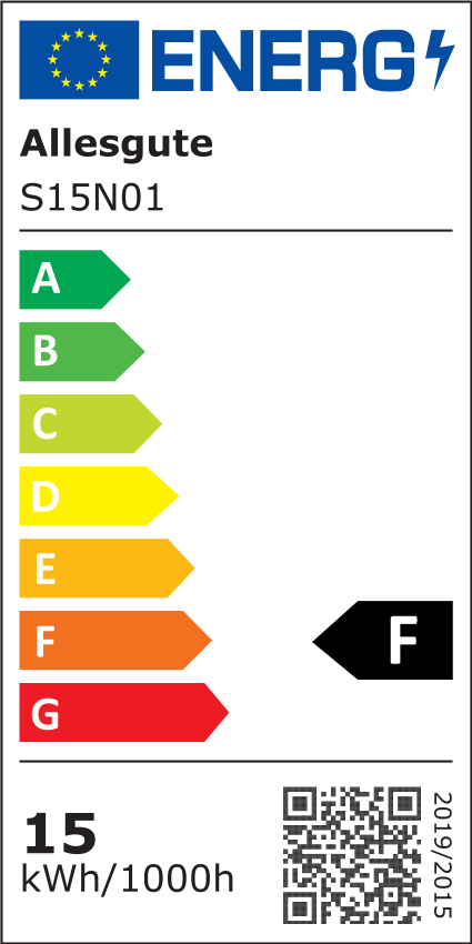 EU Energy Label – EPREL 959015 – S15N01
