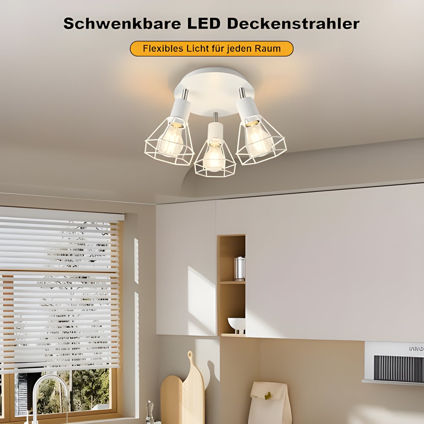 HiBay Diamant Weiß 3 Flammig – Bild 6 #3 Flammig