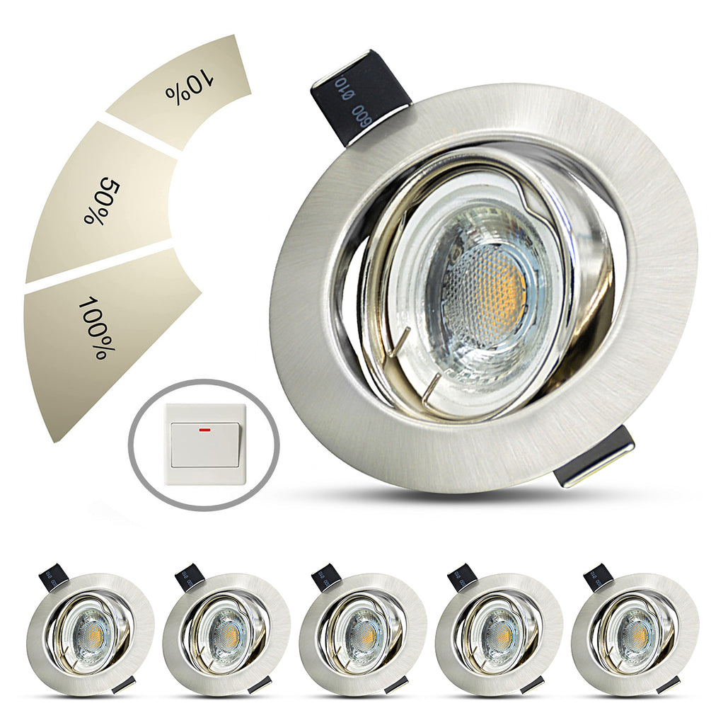 Erleben Sie die Schönheit von warmweißem Licht mit unserem dimmbaren LED Einbaustrahler Flach 230V#led einbaustrahler dimmbar#led einbaustrahler dimmbar flach 230v#led einbaustrahler 230v schwenkbar#