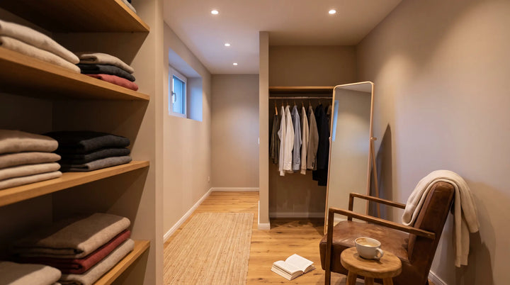 Ankleidezimmer beleuchten: Lichtzonen richtig planen
