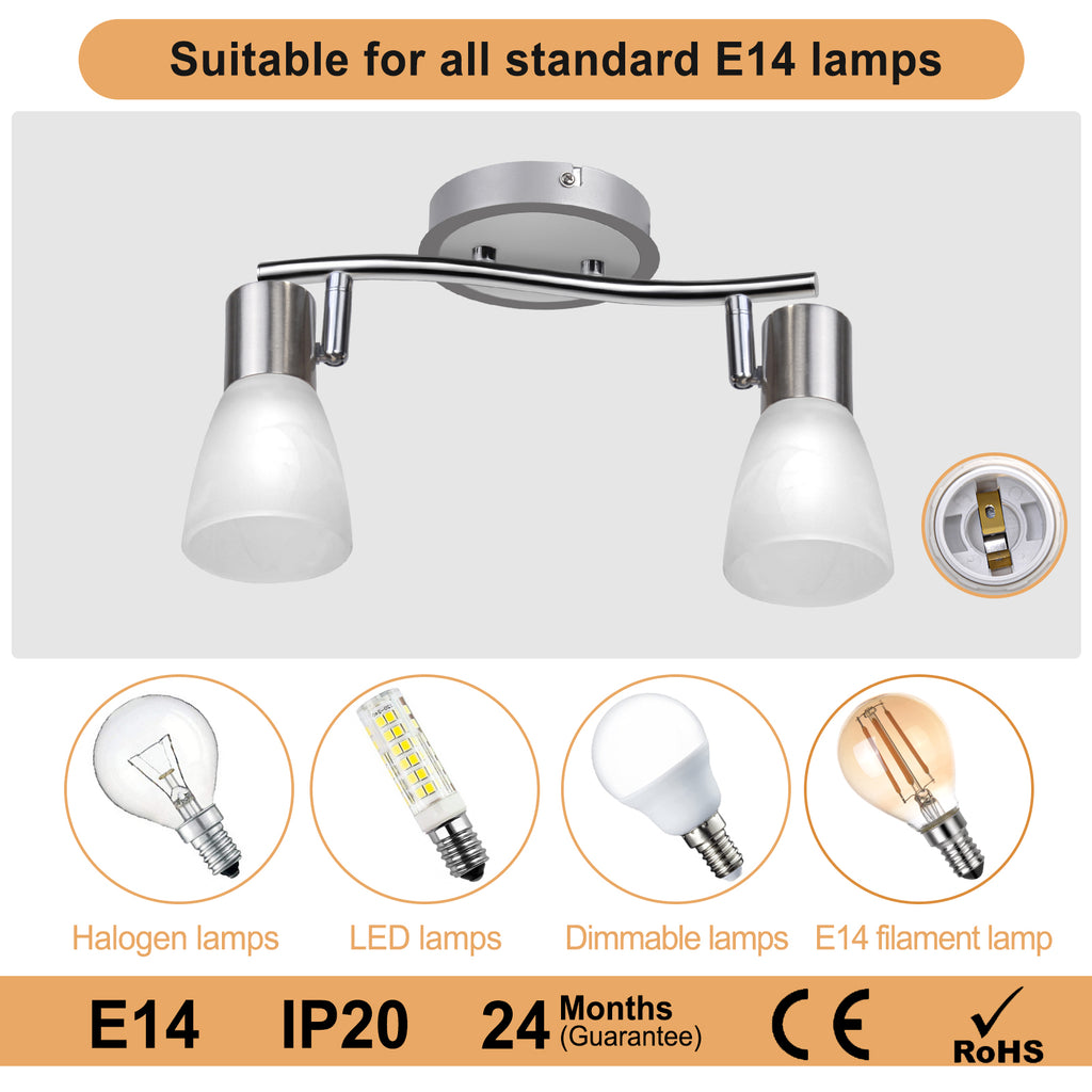 Erleben Sie den Unterschied: Die HiBay LED-Deckenleuchte im Vergleich zu herkömmlichen Beleuchtungslösungen#led deckenleuchte e14#gu10 Deckenlampe#4 flammig deckenspot#