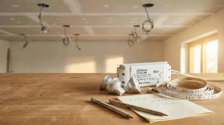 LED Trafo dimensionieren: 12V Systeme richtig planen