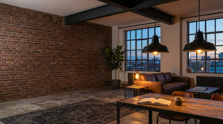 Industrial Beleuchtung: LED-Lichtkonzept für Loft-Räume
