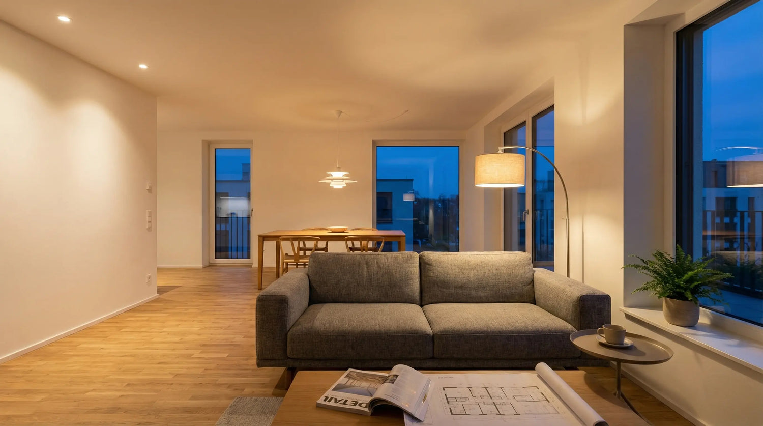 LED Beleuchtung im Neubau planen: Vom Grundriss zum Lichtkonzept