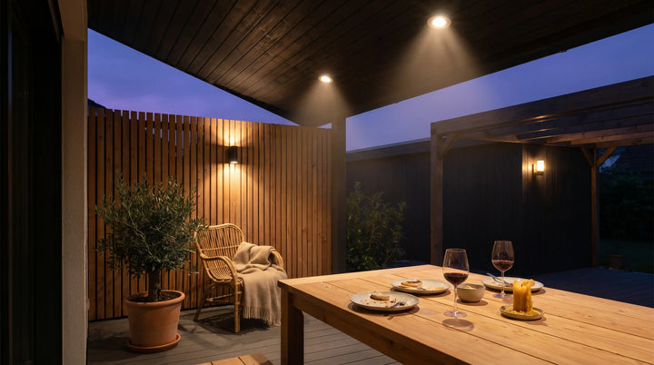 Terrassenbeleuchtung-Ideen: Zone für Zone zum Outdoor-Wohnzimmer