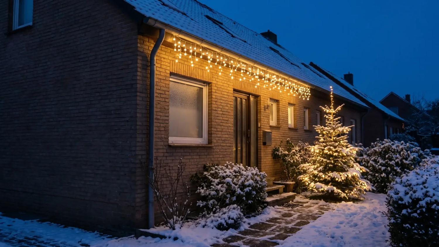 Weihnachtsbeleuchtung außen: energiesparend & sicher planen