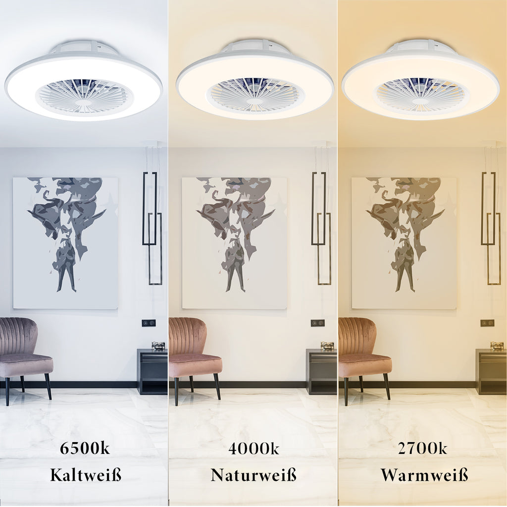 Erhalten Sie eine perfekte Beleuchtung und Belüftung für Ihr Schlafzimmer mit unserem Deckenventilator#led ventilator#led deckenventilator mit beleuchtung#led deckenventilator mit fernbedienung#