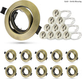GU10 LED Einbaurahmen Set – ab 10 Stück – Deckenfassung für LED & Halogen