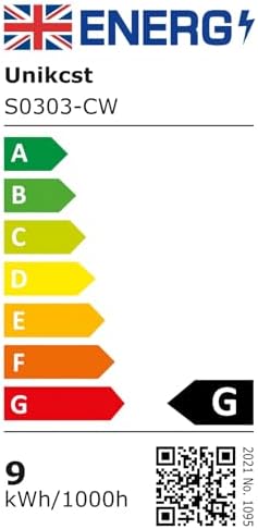 Unikcst LED Einbaustrahler 9W 120mm – CW