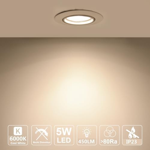 HiBay 8er Set Neutralweiß 4500K Lichtfarbe
