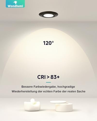 Wondlumi 6er LED Einbaustrahle – NW