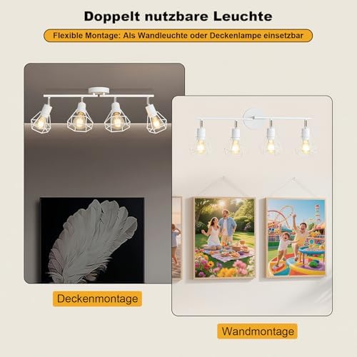 HiBay Diamant Weiß 4 Flammig – Bild 3 #4 Flammig
