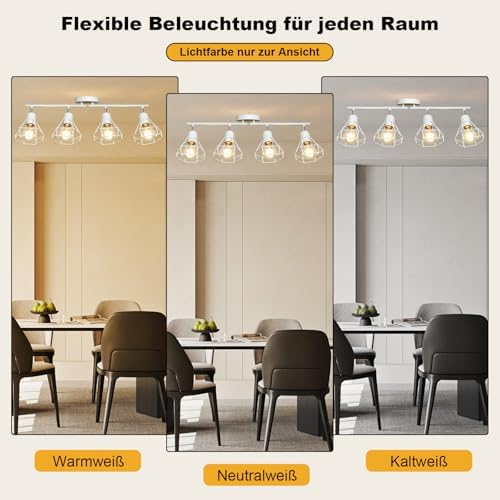 HiBay Diamant Weiß 4 Flammig – Bild 6 #4 Flammig