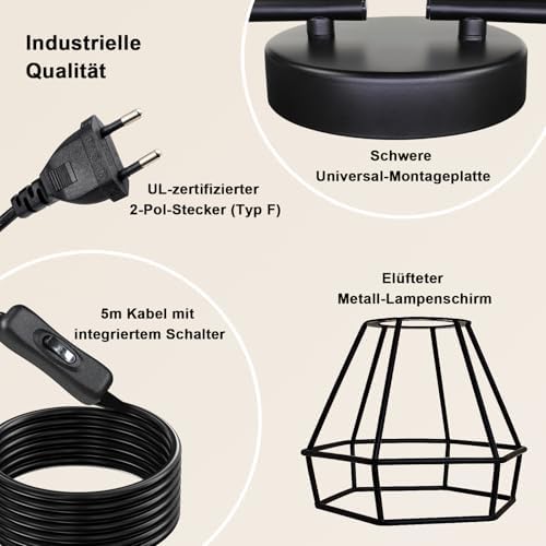 HiBay Stecker-Strahler 4 Flammig – Bild 3 #4 Flammig
