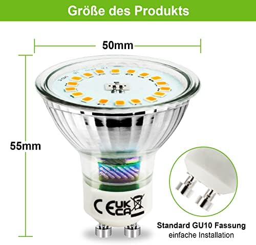 Allesgute GU10 5W Nicht Dimmbar KW / 10er – Bild 2