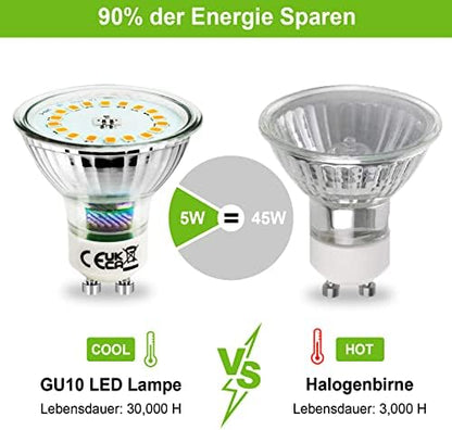 Allesgute GU10 5W Nicht Dimmbar WW / 10er – Bild 3