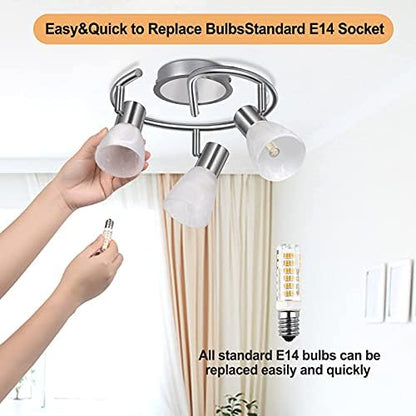 Unikcst Glasschirm ohne Birne 3 Flammig – Bild 6 #3 Flammig