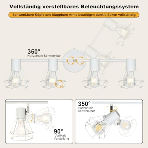 HiBay Diamant Weiß 4 Flammig – Bild 2 #4 Flammig