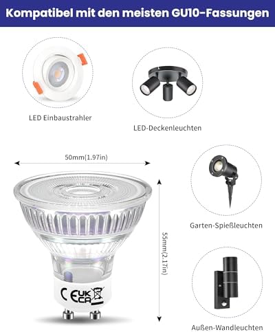 Allesgute GU10 5W Dimmbar WW / 10er – Bild 6