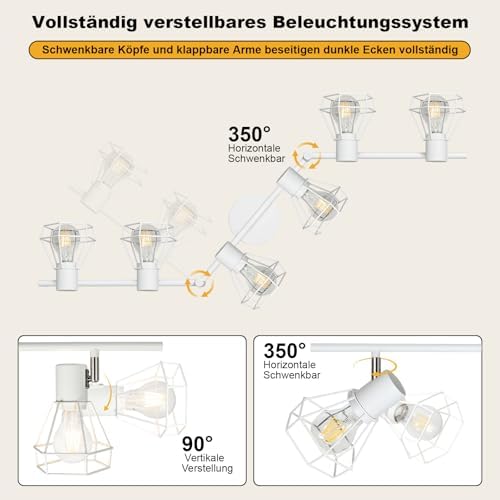 HiBay Diamant Weiß 6 Flammig – Bild 2 #6 Flammig