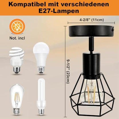HiBay Diamant Schwarz 1 Flammig – Bild 4 #1 Flammig