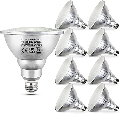 Unikcst PAR38 18W 8er Set – Bild 1