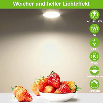 Allesgute GU10 5W Dimmbar NW / 6er – Bild 4