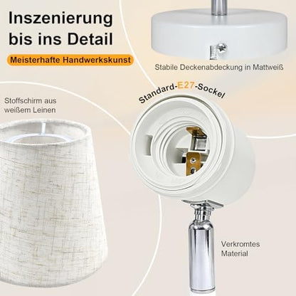 Unikcst Deckenstrahler Leinen 1 Flammig – Bild 2 #1 Flammig